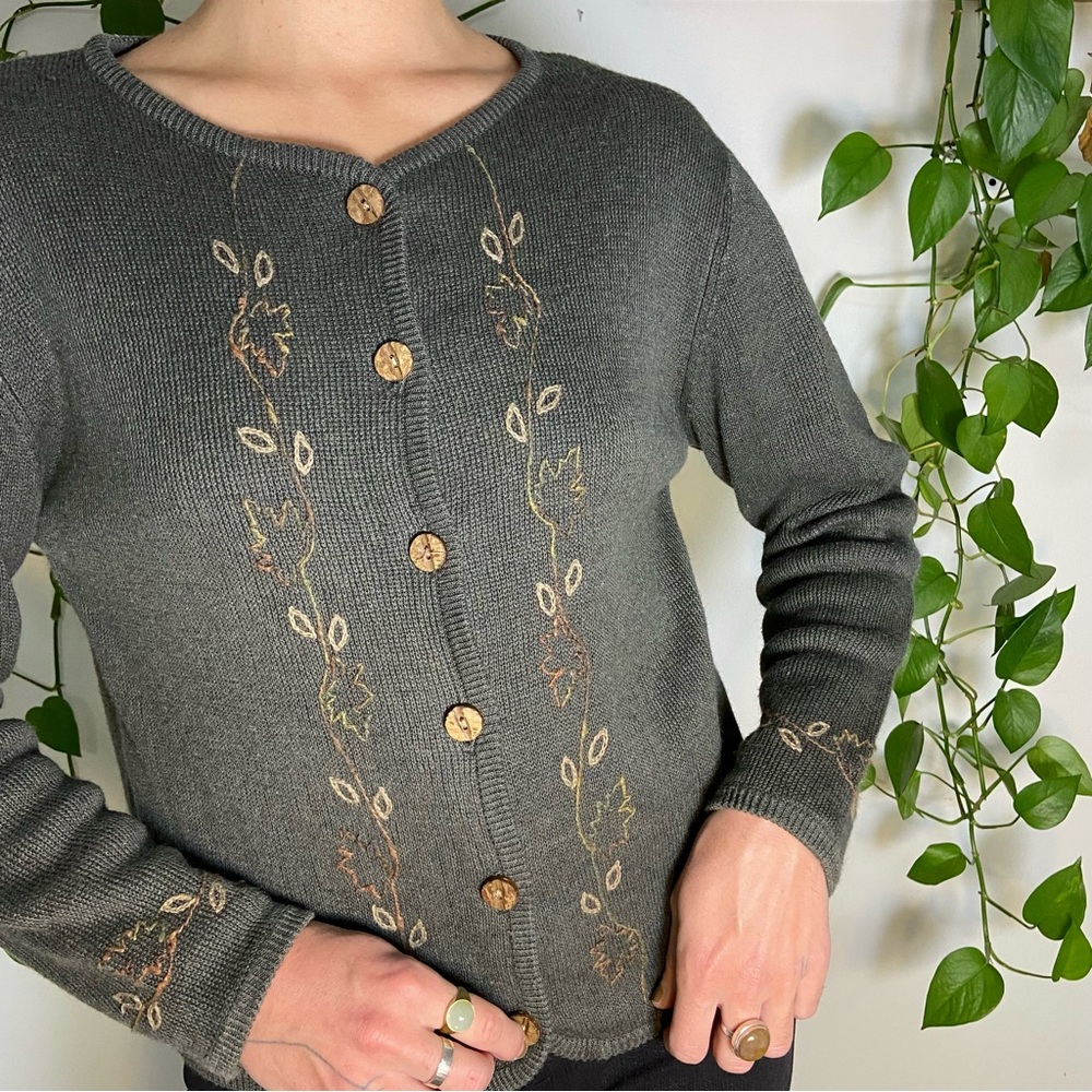 Vintage 🌿 Woolrich cardigan sweater size small